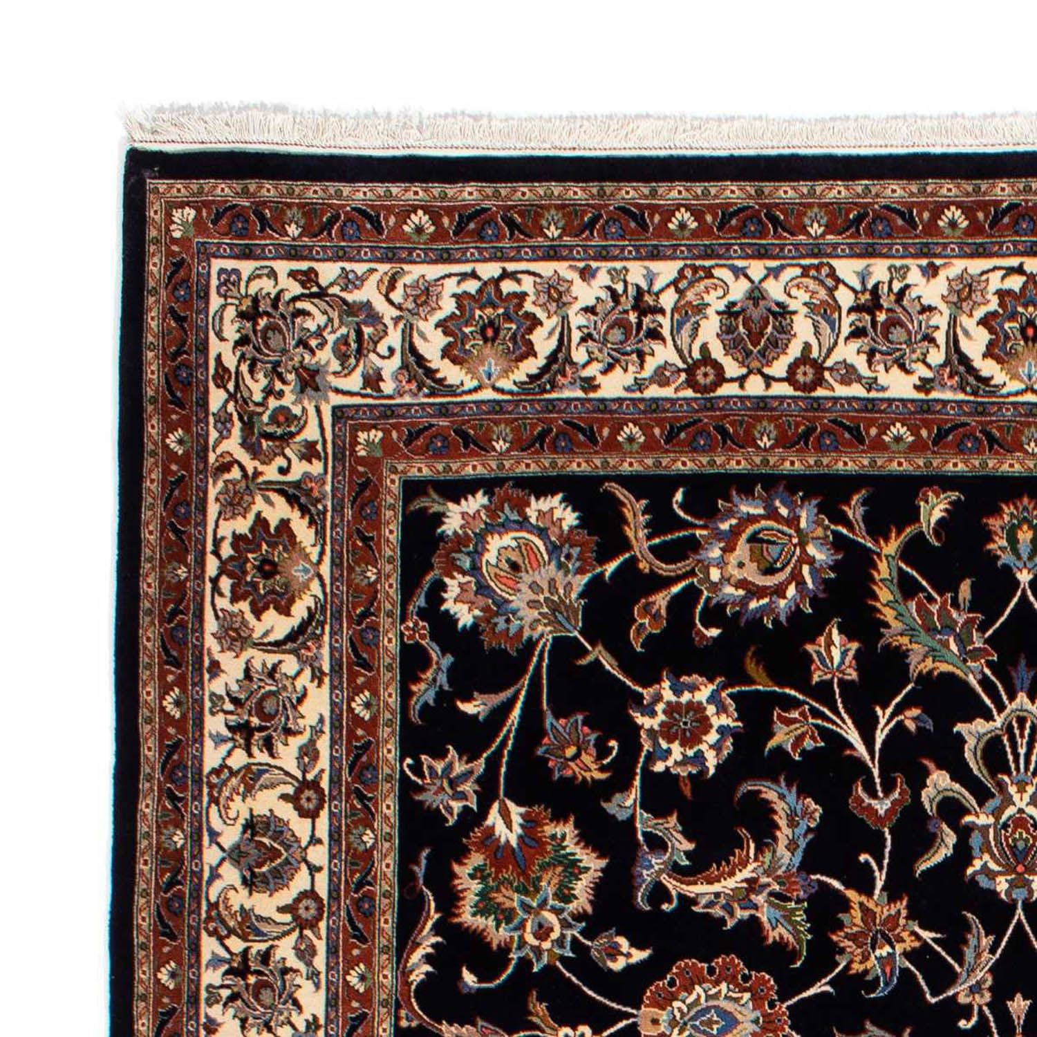 Tapis persan - Classique - 282 x 218 cm - bleu foncé