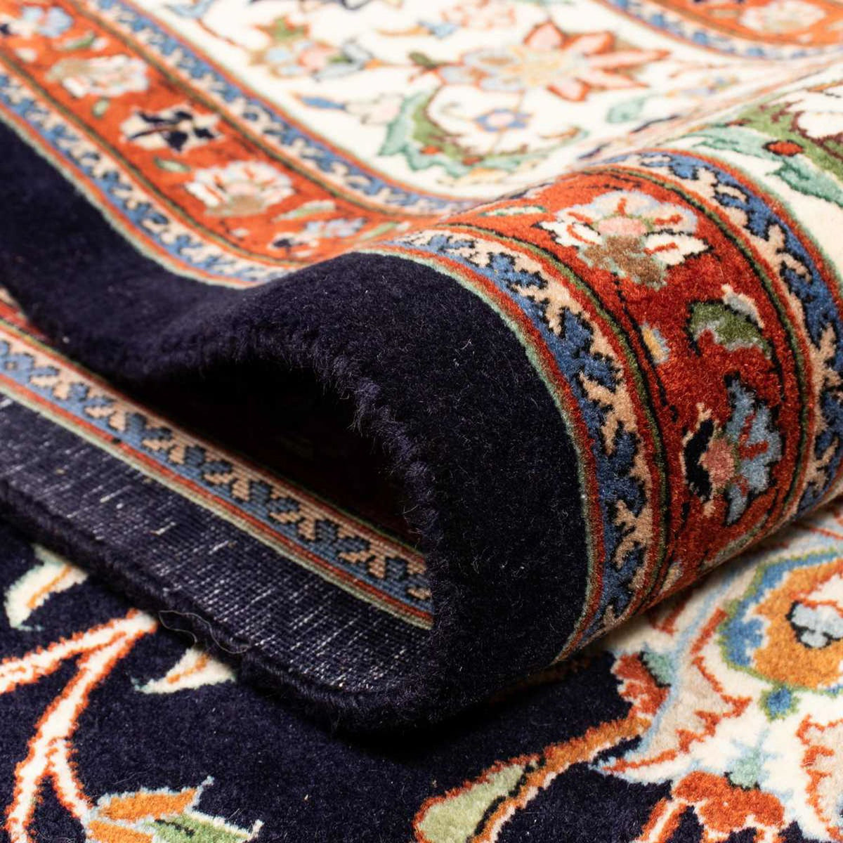 Tapis persan - Classique - 280 x 221 cm - bleu foncé