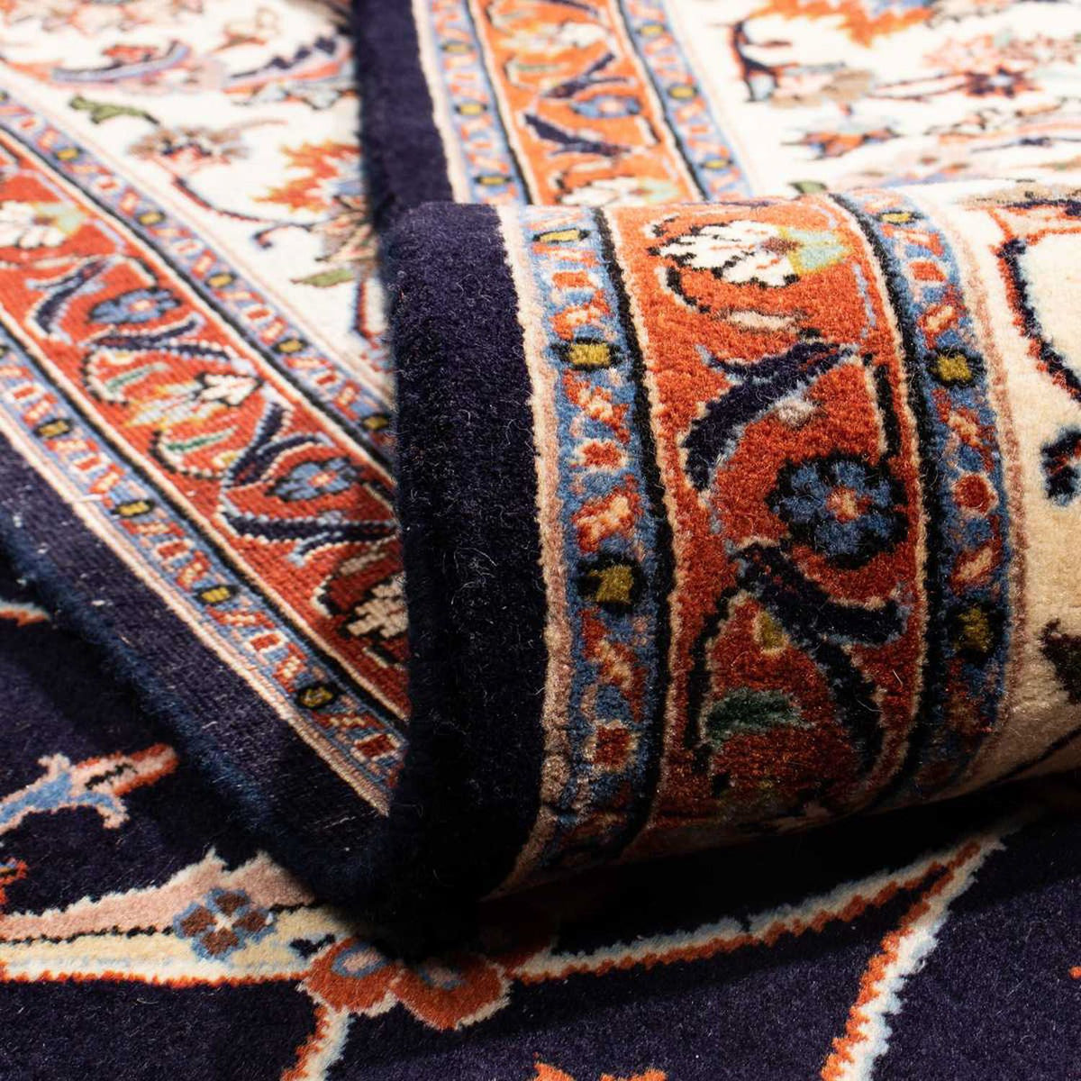 Tapis persan - Classique - 288 x 200 cm - bleu foncé