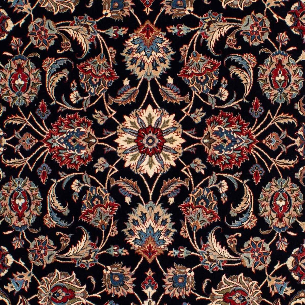 Tapis persan - Classique - 292 x 202 cm - bleu foncé