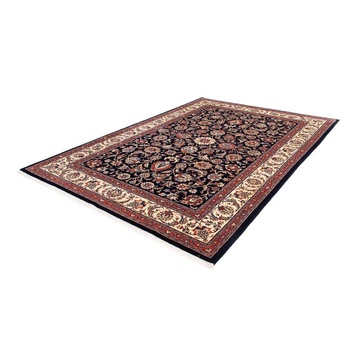 Tapis persan - Classique - 292 x 202 cm - bleu foncé