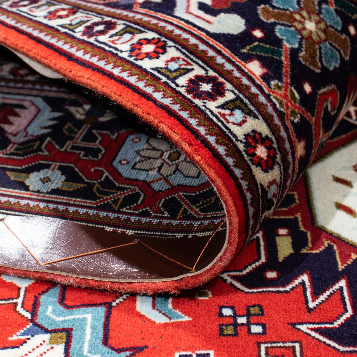 Tapis persan - Tabriz - Royal - 212 x 154 cm - rouge foncé