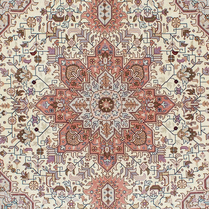 Tapis persan - Tabriz - Royal - 208 x 156 cm - beige