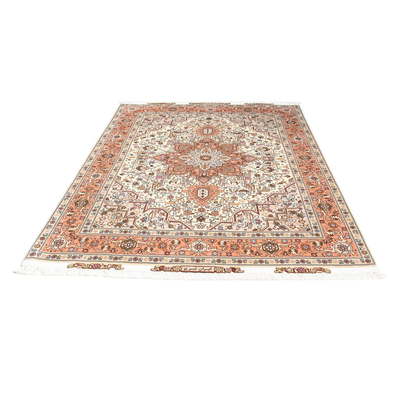Tapis persan - Tabriz - Royal - 208 x 156 cm - beige
