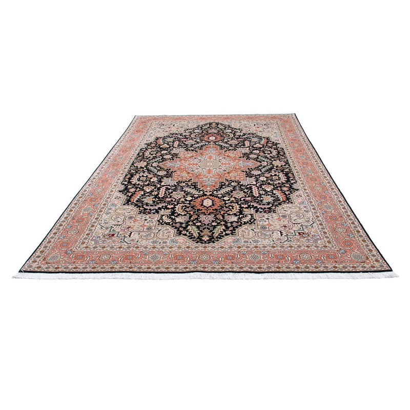 Tapis persan - Tabriz - Royal - 300 x 204 cm - bleu foncé