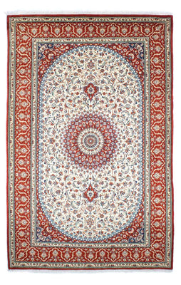 Tapis persan - Ghom - 248 x 157 cm - rouge
