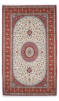 Tapis persan - Ghom - 261 x 156 cm - beige