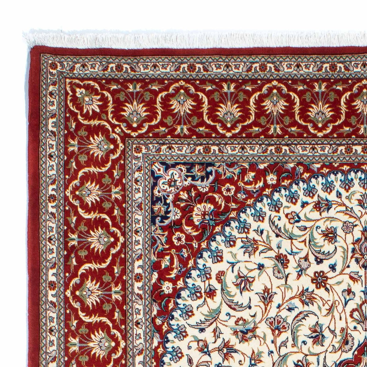 Tapis persan - Ghom - 261 x 156 cm - beige