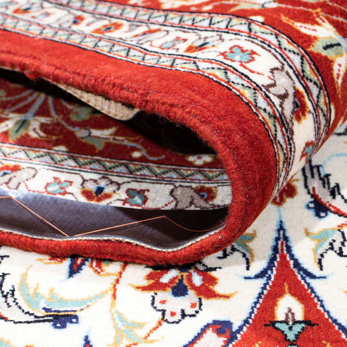 Tapis persan - Ghom - 261 x 156 cm - beige