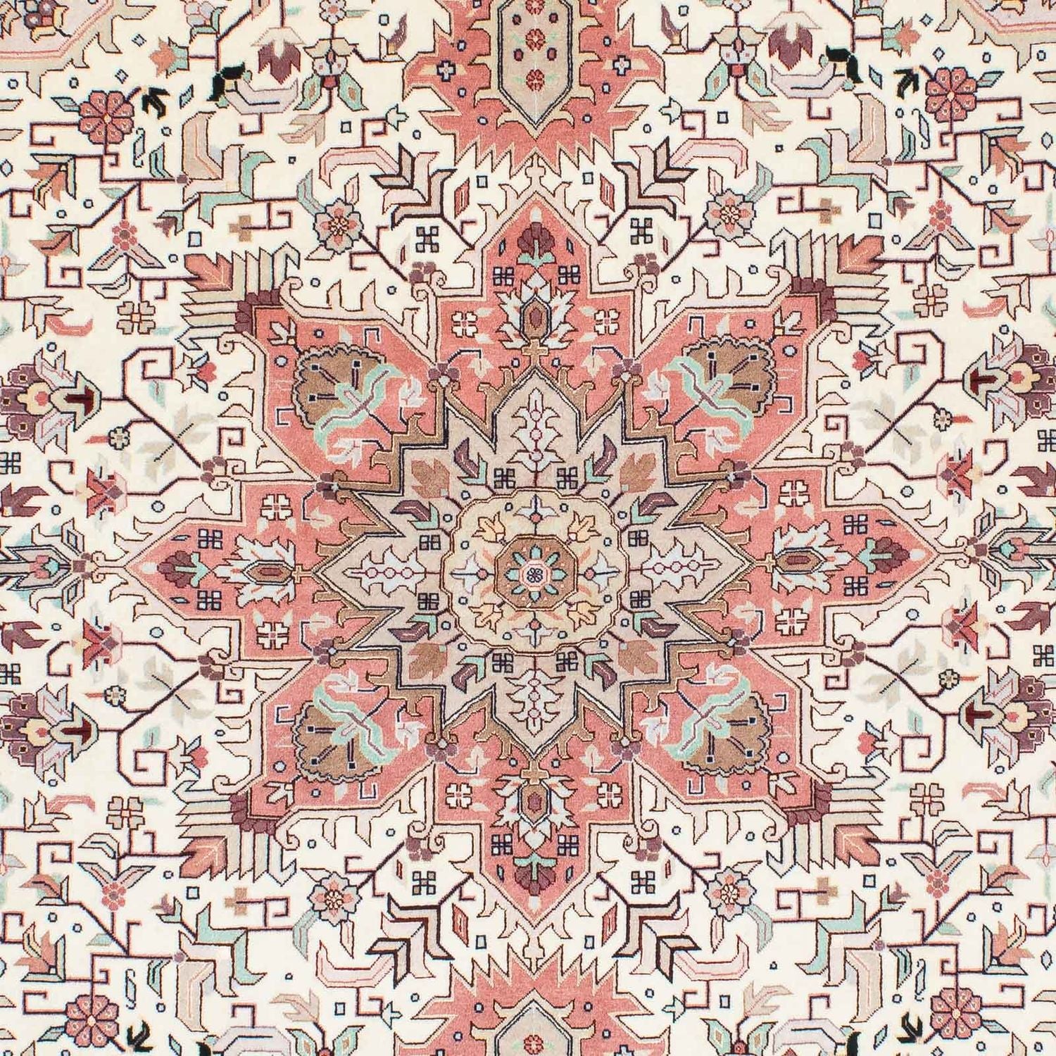 Tapis persan - Tabriz - Royal - 200 x 150 cm - beige