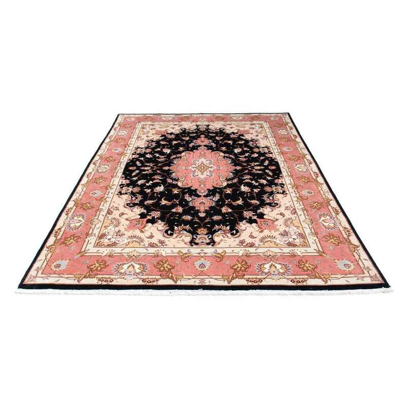Tapis persan - Tabriz - Royal - 244 x 166 cm - bleu foncé