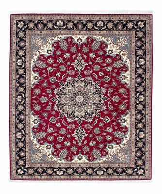 Tapis persan - Tabriz - Royal - 184 x 154 cm - rouge foncé