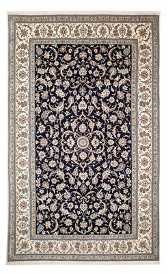 Tapis persan - Nain - Premium - 267 x 173 cm - bleu foncé