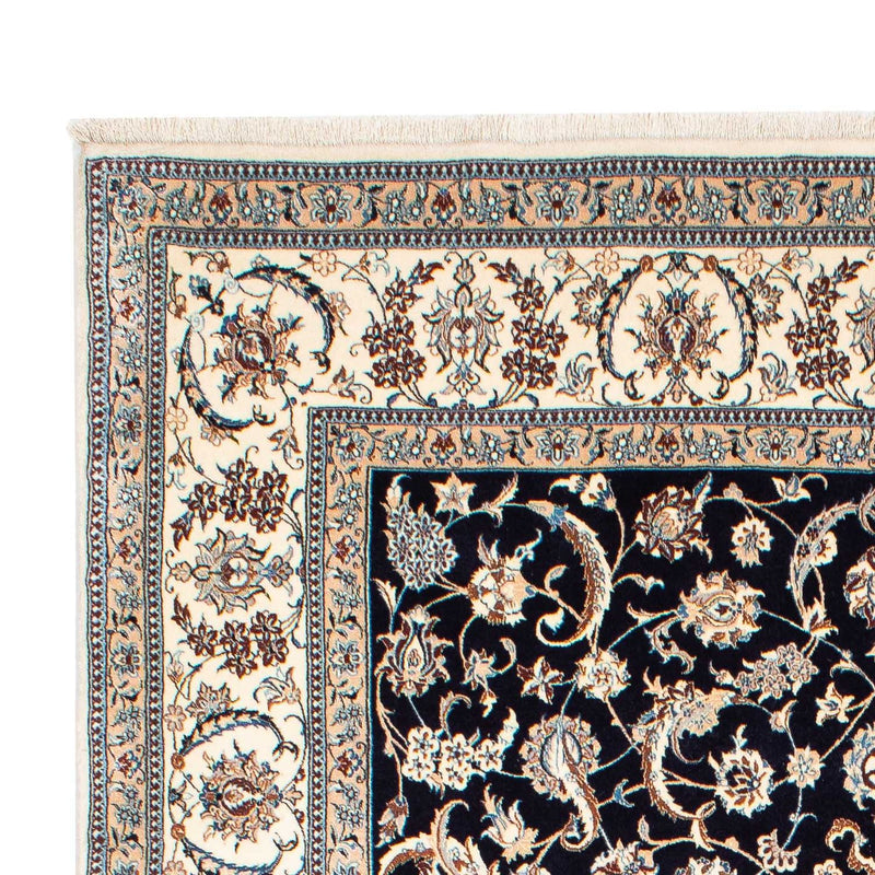 Tapis persan - Nain - Premium - 267 x 173 cm - bleu foncé