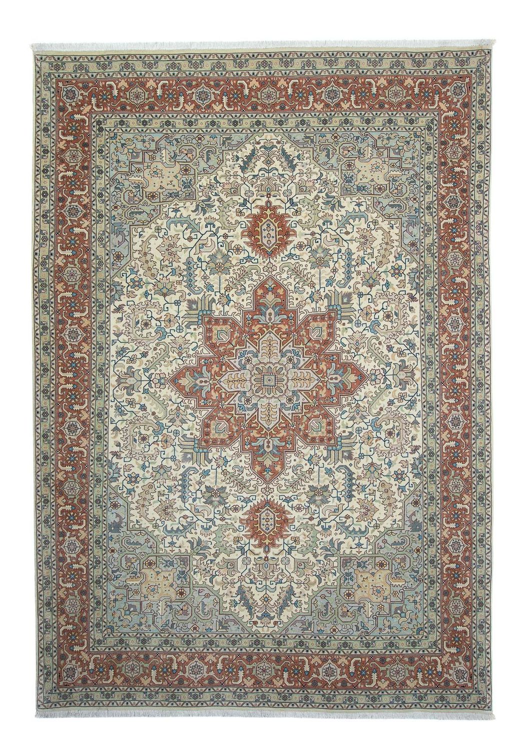 Tapis persan - Tabriz - Royal - 303 x 207 cm - beige