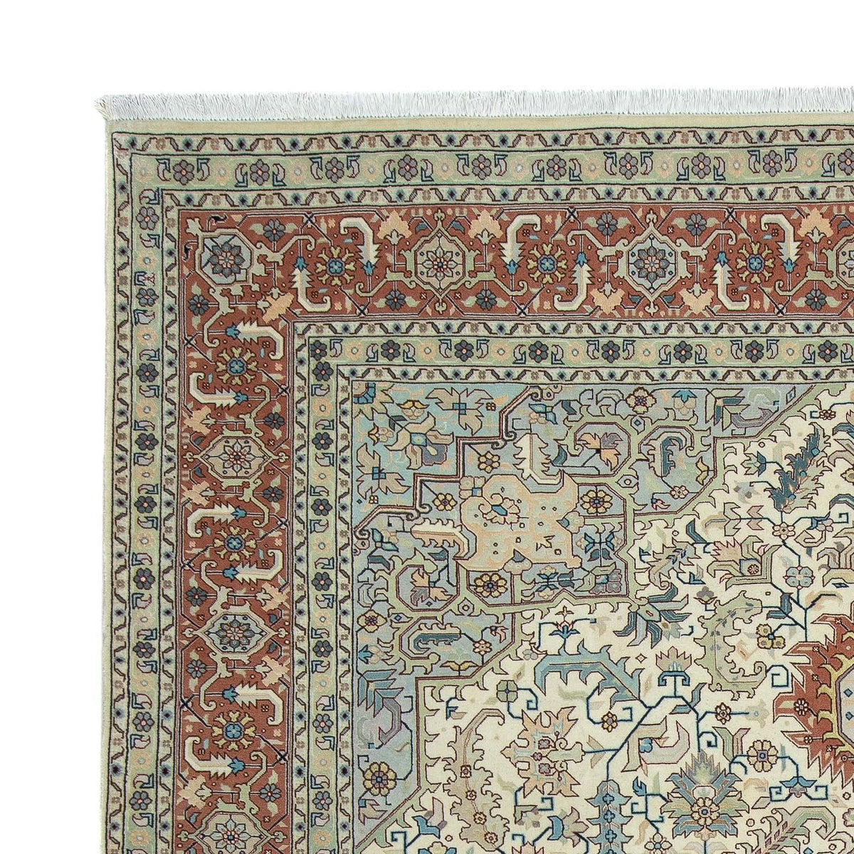 Tapis persan - Tabriz - Royal - 303 x 207 cm - beige