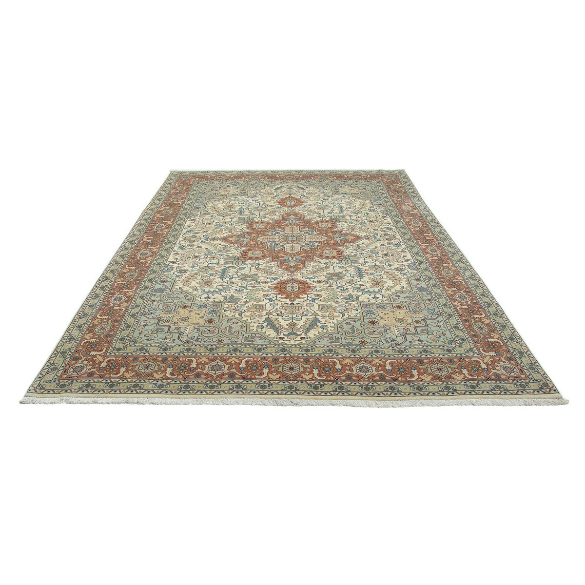 Tapis persan - Tabriz - Royal - 303 x 207 cm - beige