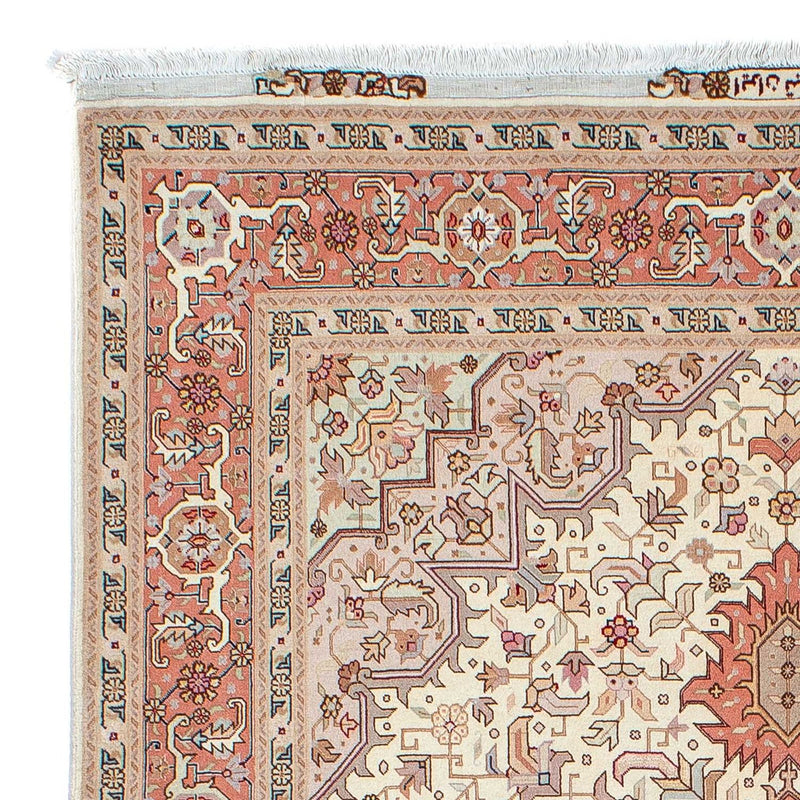 Tapis persan - Tabriz - Royal - 207 x 152 cm - beige