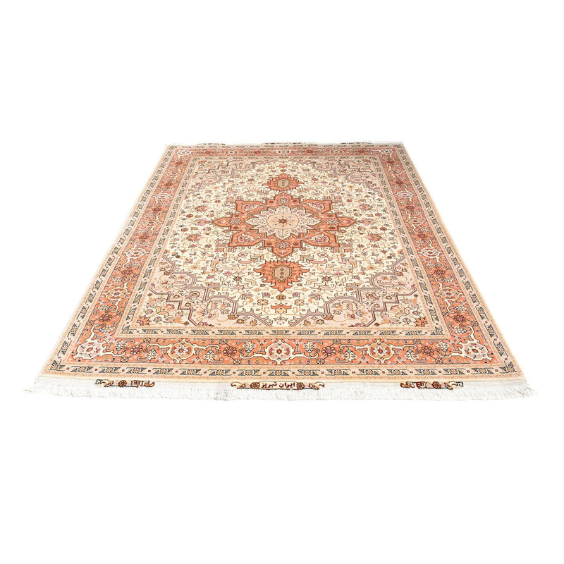 Tapis persan - Tabriz - Royal - 207 x 152 cm - beige