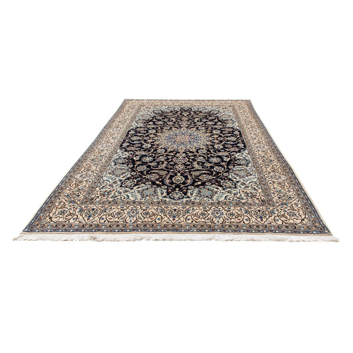 Tapis persan - Nain - Royal - 290 x 204 cm - noir