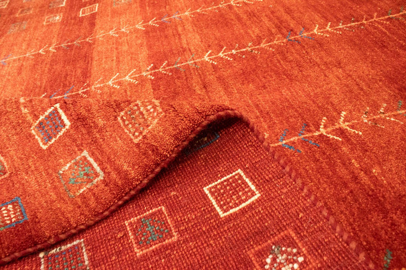Tapis Gabbeh - Persan - 230 x 165 cm - rouge