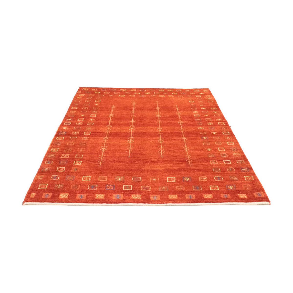 Tapis Gabbeh - Persan - 230 x 165 cm - rouge