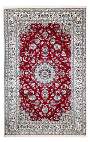 Tapis persan - Nain - Premium - 236 x 153 cm - rouge foncé