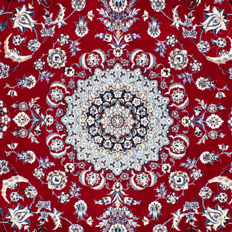 Tapis persan - Nain - Premium - 236 x 153 cm - rouge foncé