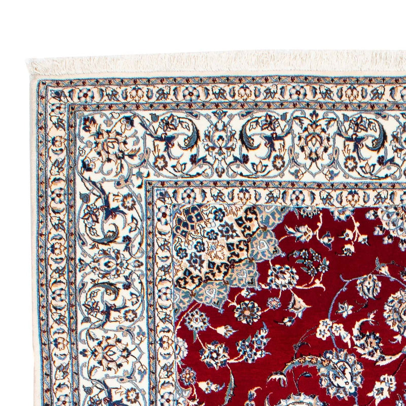 Tapis persan - Nain - Premium - 236 x 153 cm - rouge foncé