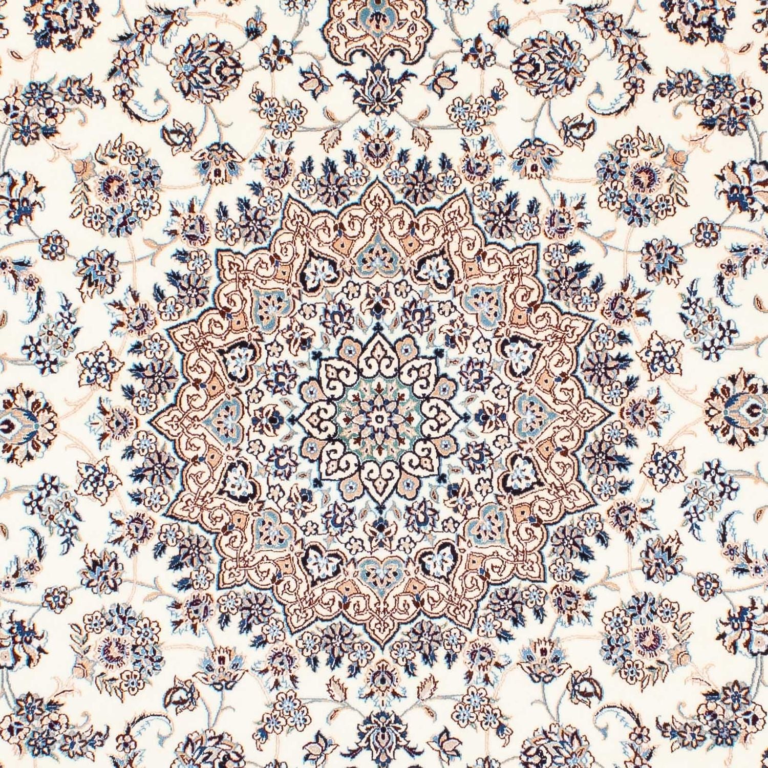 Tapis persan - Nain - Premium - 240 x 161 cm - beige