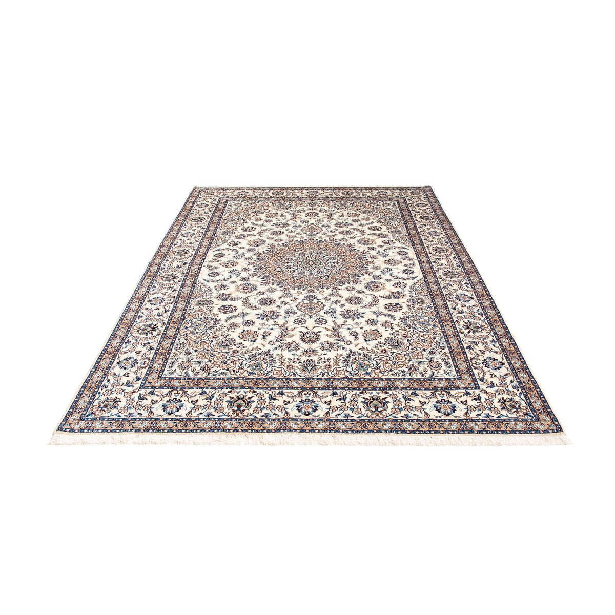 Tapis persan - Nain - Premium - 240 x 161 cm - beige