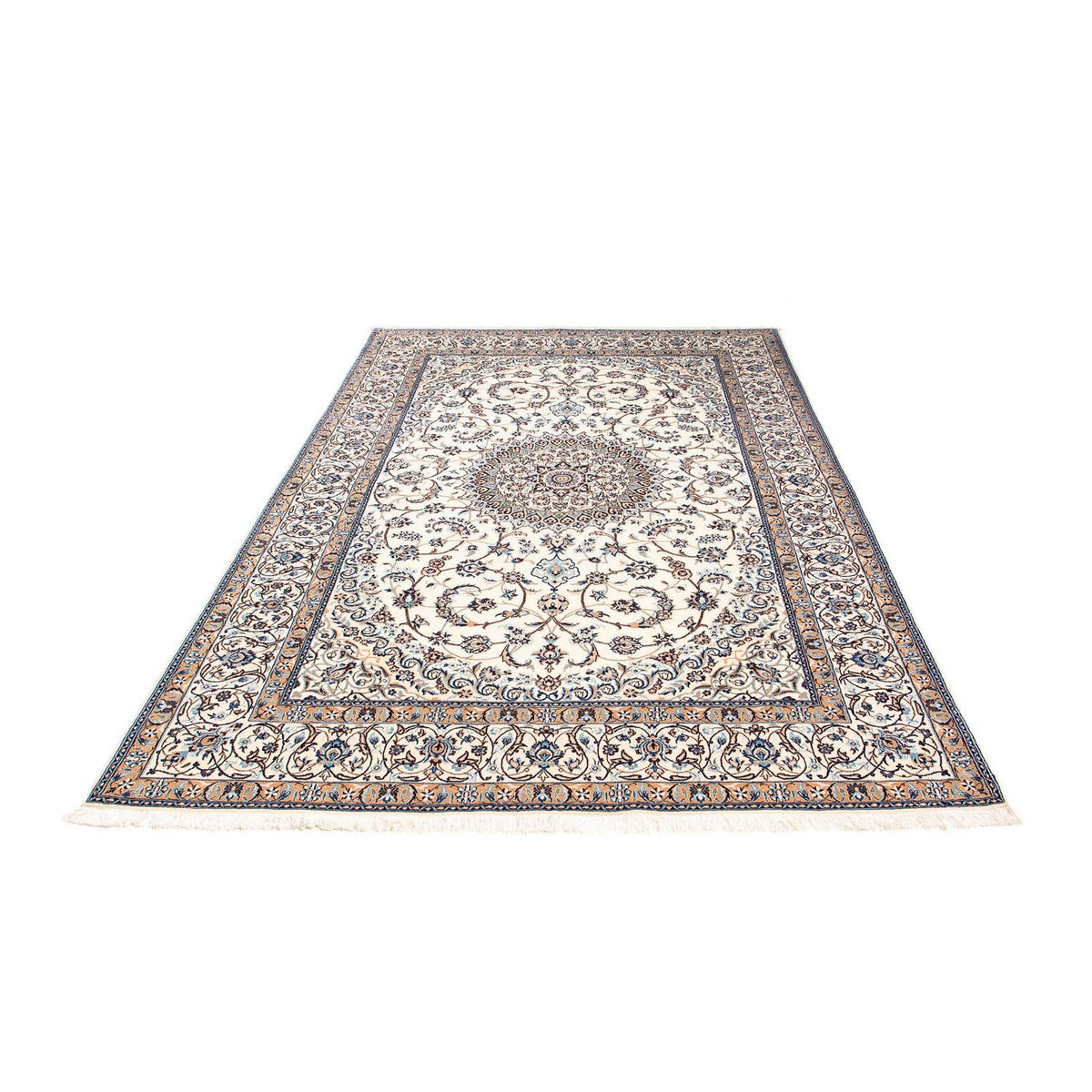 Tapis persan - Nain - Premium - 247 x 157 cm - beige