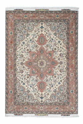 Tapis persan - Tabriz - Royal - 200 x 151 cm - beige