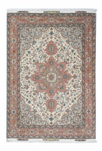Tapis persan - Tabriz - Royal - 200 x 151 cm - beige