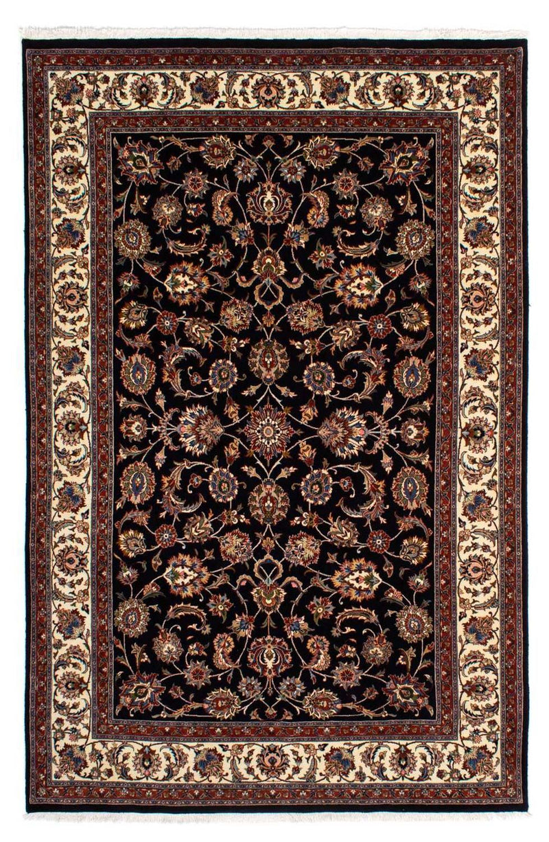Tapis persan - Classique - 297 x 203 cm - bleu foncé