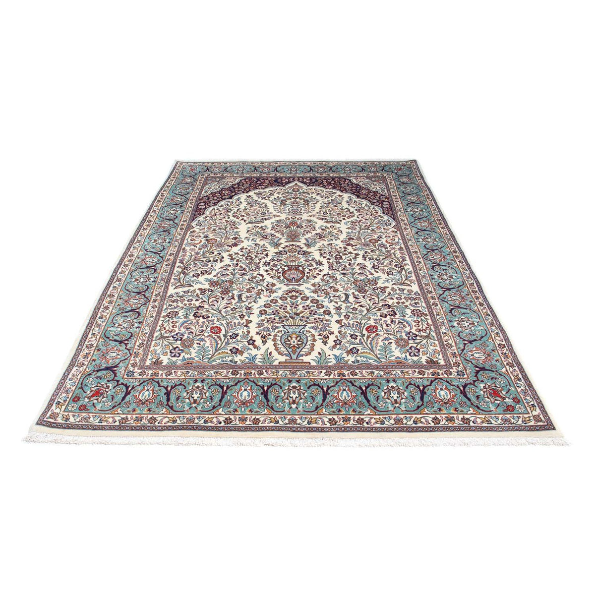 Tapis persan - Ghom - 258 x 163 cm - beige