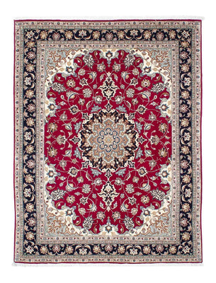 Tapis persan - Tabriz - Royal - 200 x 150 cm - rouge foncé