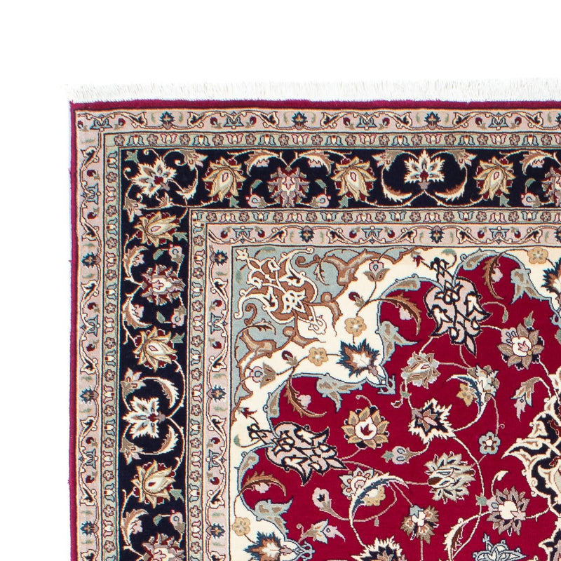 Tapis persan - Tabriz - Royal - 200 x 150 cm - rouge foncé