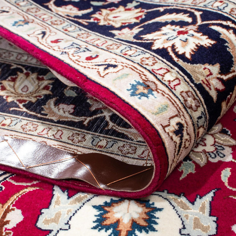 Tapis persan - Tabriz - Royal - 200 x 150 cm - rouge foncé
