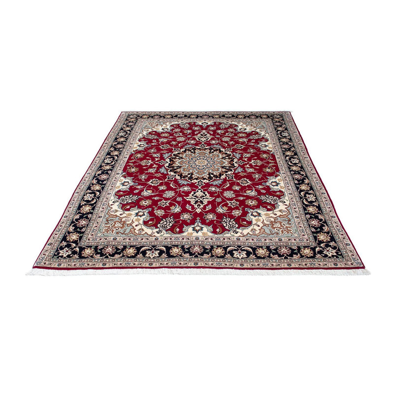 Tapis persan - Tabriz - Royal - 200 x 150 cm - rouge foncé