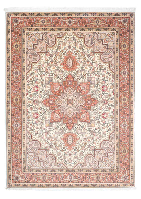 Tapis persan - Tabriz - Royal - 208 x 153 cm - beige