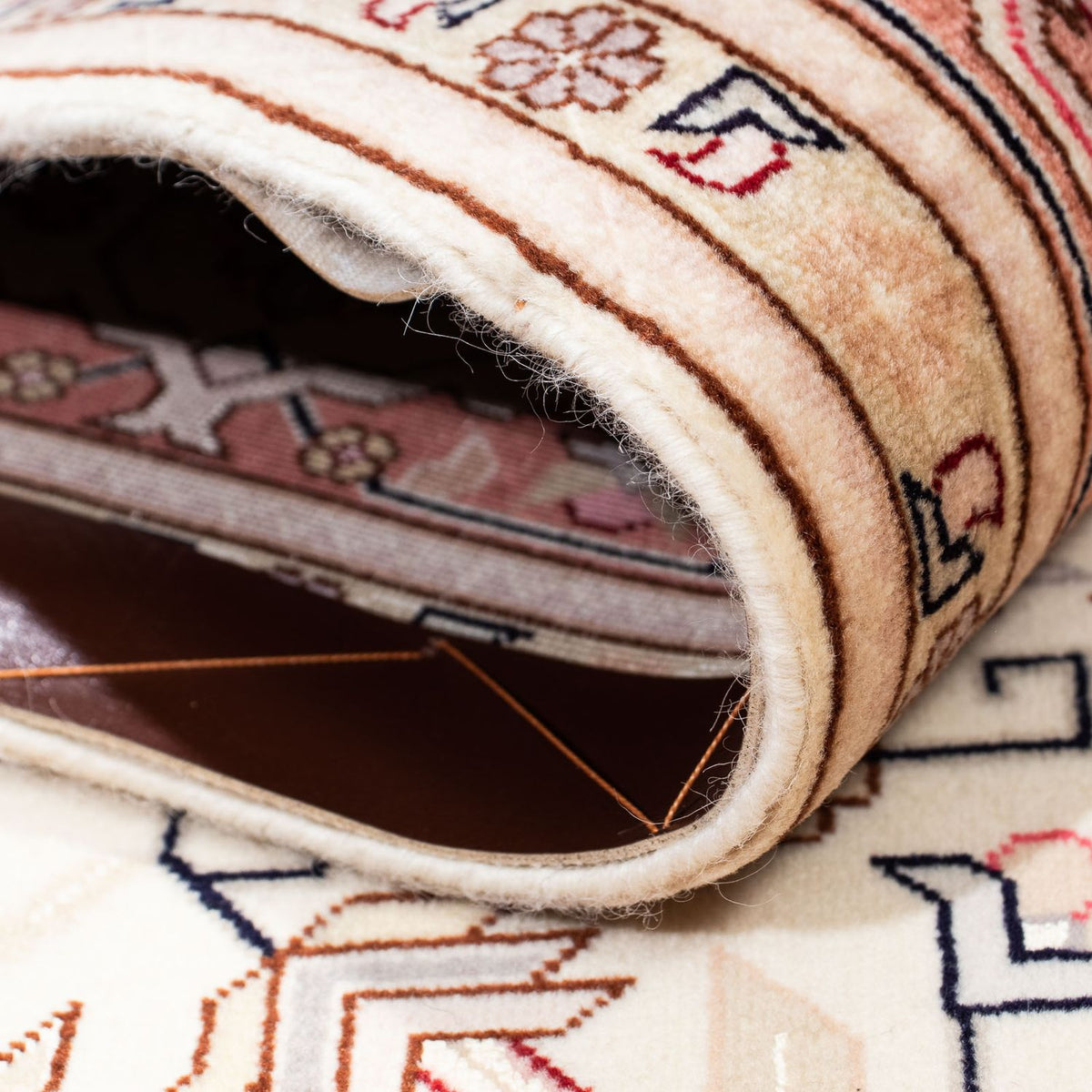 Tapis persan - Tabriz - Royal - 208 x 153 cm - beige