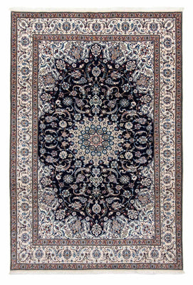 Tapis persan - Nain - Royal - 303 x 203 cm - noir