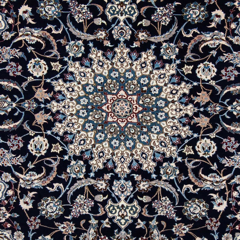 Tapis persan - Nain - Royal - 303 x 203 cm - noir