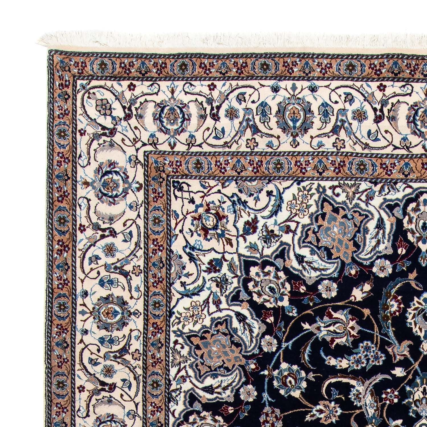 Tapis persan - Nain - Royal - 303 x 203 cm - noir