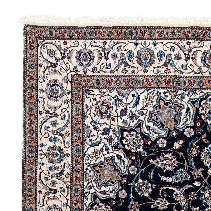 Tapis persan - Nain - Royal - 303 x 203 cm - noir