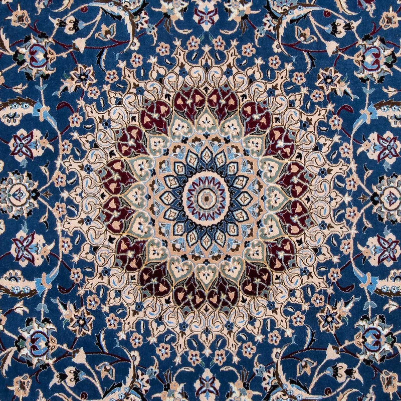 Tapis persan - Nain - Royal - 302 x 198 cm - bleu
