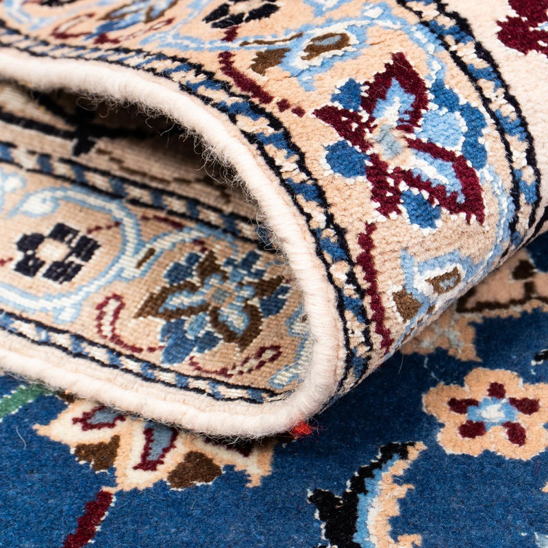 Tapis persan - Nain - Royal - 302 x 198 cm - bleu