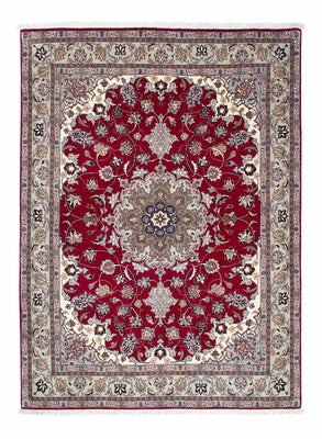 Tapis persan - Tabriz - Royal - 202 x 150 cm - rouge foncé