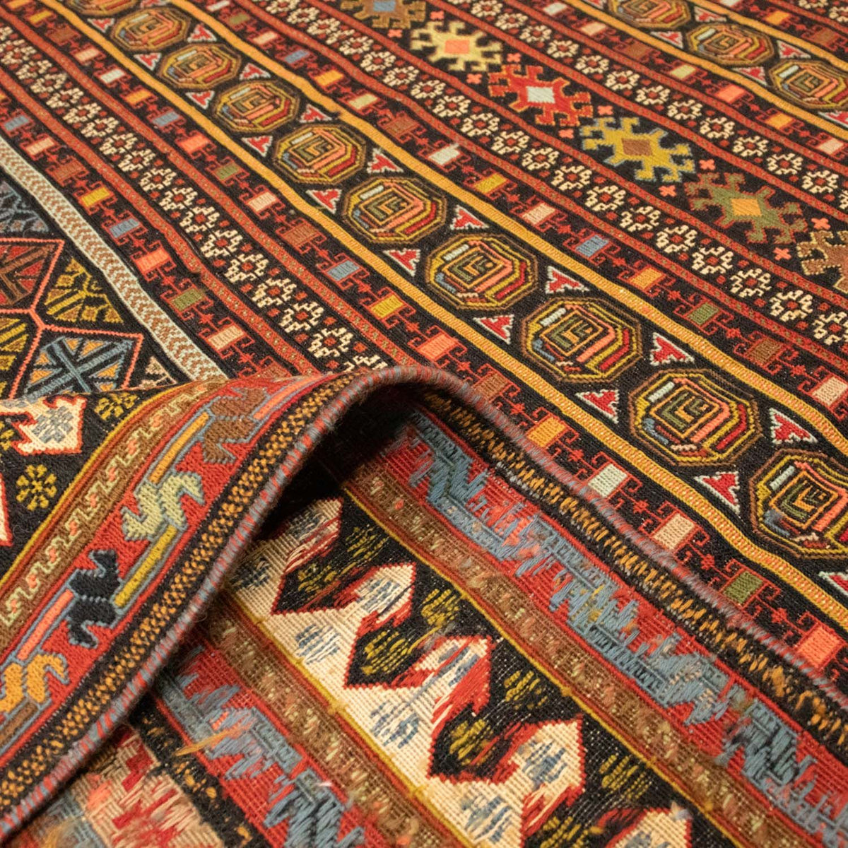 Afshar Sirjan Tapis 192x287cm - Tapis persan